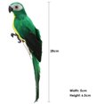 thumbnail image 2 of PENGXIANG Foam Feather Artificial Parrot Imitation Bird Model Home Ornament (Green), 2 of 8