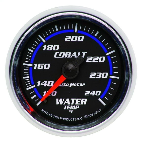 AUTO METER 6132 2-1/16IN WATER TEMP, 120- 240F, MECH, COBALT