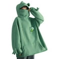 thumbnail image 2 of DPTALR Women's Stitching Three-Dimensional Pocket Cute Design Pullover Sweatershirt, 2 of 6