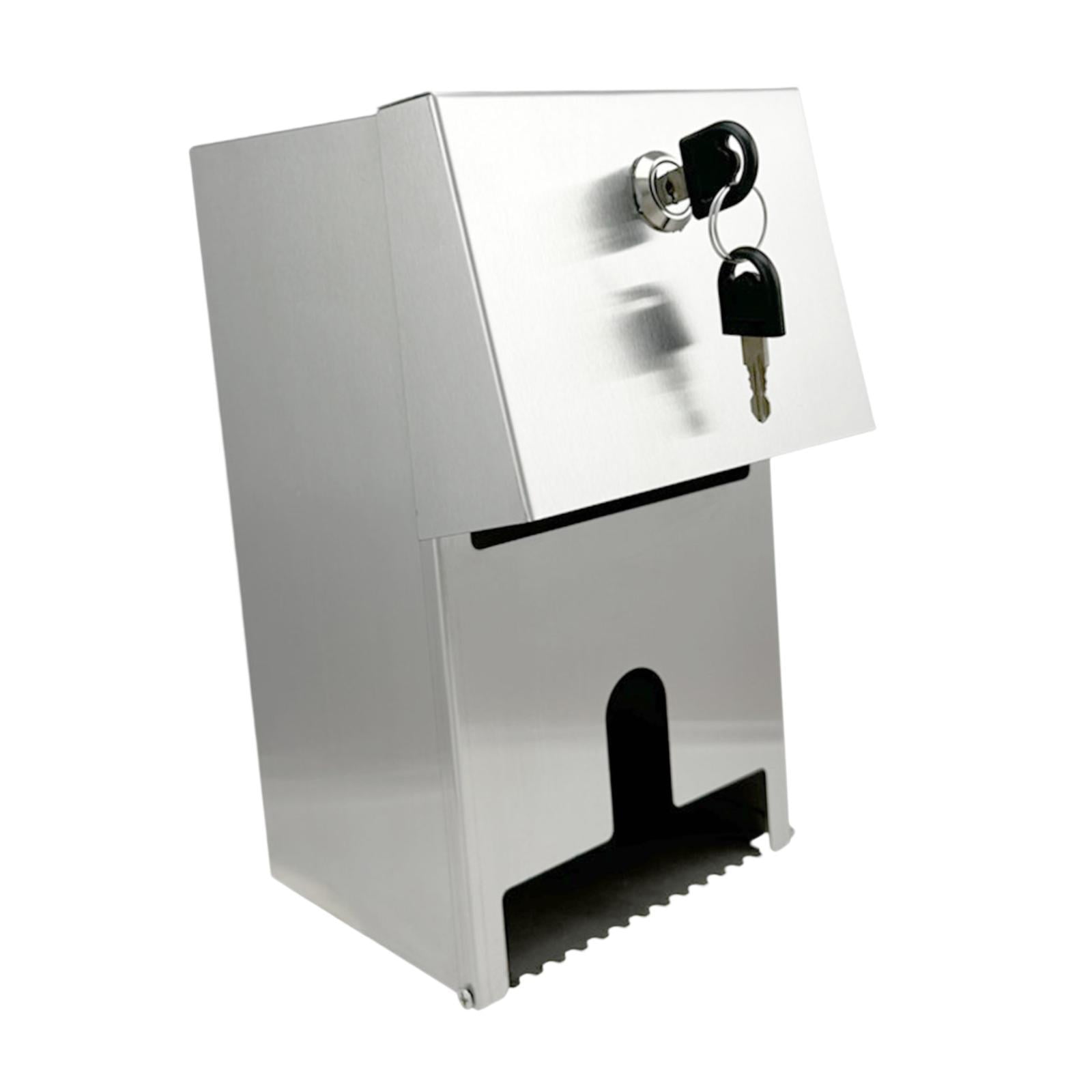 CUTICATE Commercial Toilet Tissue Dispenser Hold s Capacity Modern Wall Mount Lockable Roll Paper Holder Tissue Holder for Malls