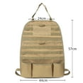 thumbnail image 2 of AUTOXBERT 2Pcs Car Seat Back Organizer Tactical Panel MOLLE Vehicle Storage Protector Bag Cover, 2 of 8