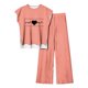 thumbnail image 1 of Pantalones Casuales sin Mangas Impresos con Cuello Redondo Conjunto Superior, Pantalones Ligeros Mujeres para Primavera Verano, 1 of 2