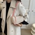 thumbnail image 4 of 13651 Bolso Paja Portátil Un Hombro Tejido A Mano Informal Versátil para Playa Verano (rosa), 4 of 9