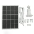 thumbnail image 2 of Paneles Solares de 3W PARA CÁMARA DE SEGURIDAD, PANEL DE SILICO MONOCRISTALINO CON SOPORTE Y PUERTO TUPO C, PANEL SOLAR DE CÁMARA DE SEGURIDAD PARA Dispositivos, 2 of 7