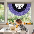 thumbnail image 5 of Vikakiooze 2023 Halloween Decorations Halloween Fan-shaped Flag Hanging Flag 45*90cm Halloween Decoration Half-circle Flag, 5 of 7