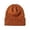 Orange, variant on Beanie for Men Women Warm Winter Hat Knit Winter Warm Hat Outdoor Thickened Ribbed Cuffless Roll Brim Cap For Cold Weather Orange One Size