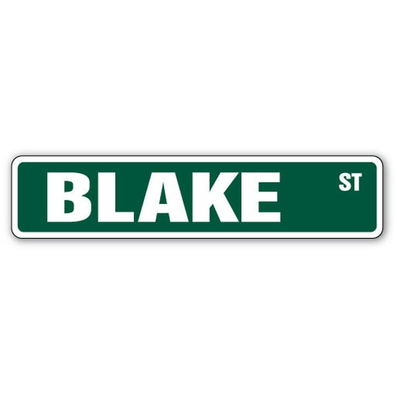 BLAKE Street Sign Childrens Name Room Sign | Indoor/Outdoor |  36" Wide