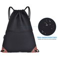 thumbnail image 3 of Vjnyvs Drawstring Backpack Water Resistant Drawstring Bags for Men Women Sackpack, 3 of 7