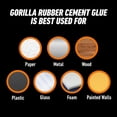 thumbnail image 3 of Rubber Cement with Brush Applicator, Photo Safe, Clear, 4 fl oz, Clear (Pack of 2), 3 of 3