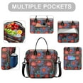 thumbnail image 2 of OBREWU Pioneer Flower Womens Lunch Box for Work,Insulated Large Pioneer Flower Lunch Bag for Women,Loncheras Para Mujer,Leakproof Adult Lunch Bag for Work,Beach,Travel,Picnic,Camping, 2 of 7