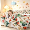 thumbnail image 3 of Homewish Retro Plant Mushrooms Queen Comforter Set,Wild Botanical Fungi Comforter Sets Queen,Beige,Polkadot Reversible,3-Piece,1 Comforter and 2 Pillowcases, 3 of 7