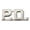 Silver, variant on Hero's Pride P.D. Die Struck Letters – Silver Finish – 1/2" – Pair