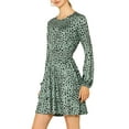 thumbnail image 5 of MODA NOVA Juniors Halloween Costume Long Sleeve Smock Layered Ruffle Hem Dress, 5 of 6