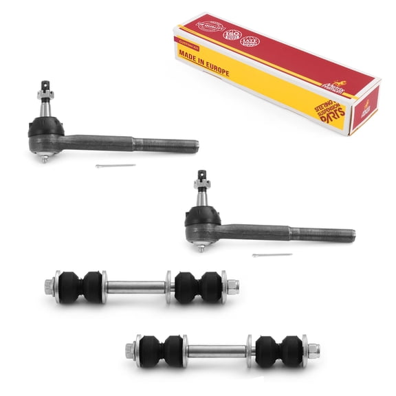 Metrix Premium Chassis Parts - 4 PC Outer Tie Rod End & Front Sway Bar Stabilizer End Link Kit Fits 92-99 Chevrolet C1500 Suburban, 92-99 GMC C1500 Suburban, 88 C3500, ES2836RL K700532