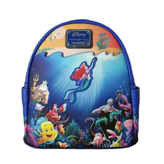 Nuevo bolso de hombro con doble correa para mujer con diseño de dibujos animados de la serie de televisión Friends de Loungefly, estilo puerta principal, estilo Chibi, mochila informal para niños