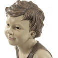 thumbnail image 3 of Statuette Statue Boy on Scooter Resin New ZT-2520, 3 of 4