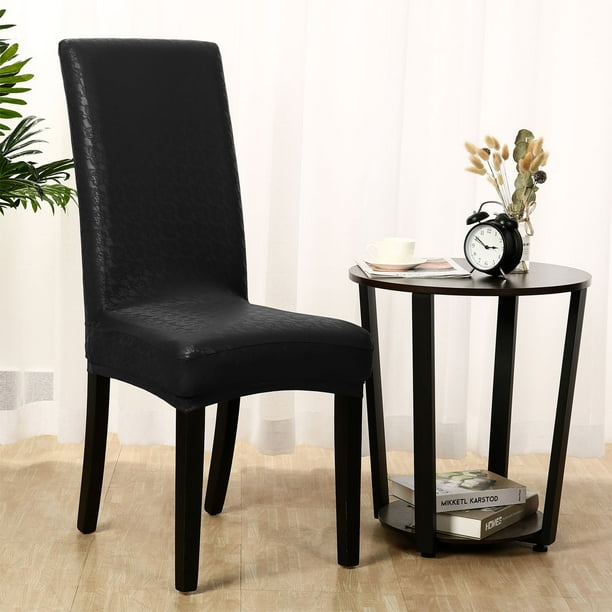 Artificial PU Leather Dining Chair Seat Cover Waterproof Oilproof