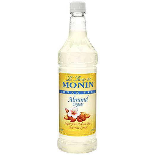 Monin Sugar Free Almond Syrup 1 Liter Pack Of 4 Walmart Com Walmart Com