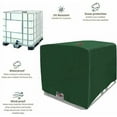 thumbnail image 4 of Funda para contenedor IBC de 1000 l, barrera reforzada verde con revestimiento anti-UV, diseño impermeable y aislante para una protección integral, cómodo acceso con cremallera y velcro, 4 of 5