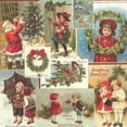thumbnail image 1 of Set of 2 Large Nostalgic Christmas Card Napkins 20 Pack, 1 of 1