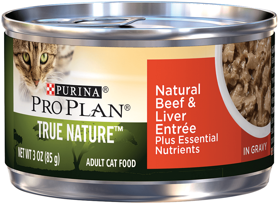 Purina Pro Plan Natural Gravy Wet Cat Food, TRUE NATURE Natural Beef