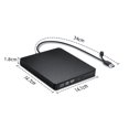 thumbnail image 4 of Recinto Externo USB 3.0 Type-C DVD Caja de unidades ópticas externas para computadora portátil, 4 of 9