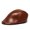 Orange, variant on Bright Skin Solid Color Beret Men's Front Hat Fashion Leather Hat Cross -Border Peaked Hat Men And Women Retro Hat
