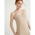 thumbnail image 4 of Joyspun Women's Ribbed Knit Sleep Chemise, Sizes XS to 3X, 4 of 4