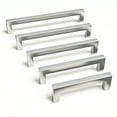 thumbnail image 6 of Polished Chrome Cabinet Pulls 50 Pack Stainless Steel Drawer Handles 6 5/16'' Center to Center, 6 of 11