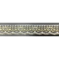 thumbnail image 2 of White/Gold Metallic 1" Lace, 2 of 2