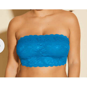 Cosabella Say Never Curvy Flirty Bandeau Bra - Udaipur Blue, MEDIUM