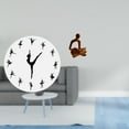 thumbnail image 2 of QSTDGVPW Ballerina Wall Clock Ballet Dancing Girl Silent Mute Clock Dance Charming Decorative Human Figurine Abstract Thinker Statue Art Versatile Collection Ornament Sculpture, 2 of 8