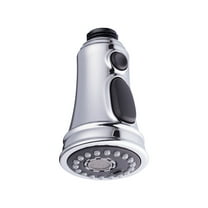 Ke1Clo Pull Down Kitchen Faucet Head, 3-Function Sprayer Head Replacement, Stream Spray Modes for Sink, Easy Install No-Splash Aerator