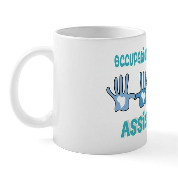 CafePress - Occupational Therapy Assistant 4 Hands Mug - 11 oz Ceramic Mug - Novelty Coffee Tea Cup