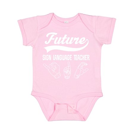 

Inktastic Future Sign Language Teacher Gift Baby Boy or Baby Girl Bodysuit