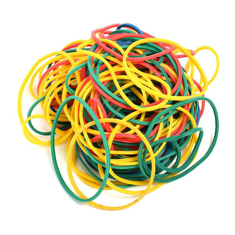 Frcolor 200pcs Colorful Rubber Bands Rubber Rings Practical Machine Accessories for Machine (Large Size Colorful), Size: 1.57 x 1.57 x 0.08