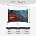 thumbnail image 2 of Halloween Plush Throw Pillow Covers, Halloween Pumpkin House Path Pillow Cases with Invisible Zipper,Halloween Decor Microfiber Pillow Cases for Sleeping Bedroom Sofa Living Room, 2 of 6