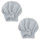 thumbnail image 1 of Gorro de toalla para el cabello de microfibra, paquete de 2 toallas para el cabello para mujer, 1 of 5