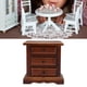 thumbnail image 5 of De Stand Night Stand Birch Wood 3 Cajones Mes De La Noche En Miniatura Muebles De Juguete Para Casa De Muñecas, 5 of 7