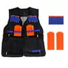 Kids Elite Tactical Vest With 10 Pcs Soft Foam Darts and 2 Pcs Plastic Magazines Clip for N-strike Elite Series
