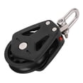 thumbnail image 2 of Single Wheel Pulley, Secure Locking Smooth Rotation Lifting Rope Pulley  for Yacht, 2 of 7