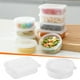 thumbnail image 1 of Recipientes apilables para almacenamiento de alimentos con tapas - Juego de 4 piezas para organizar la nevera, recipientes herméticos para la despensa de cocina, 1 of 3