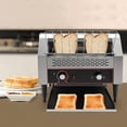 thumbnail image 3 of Miumaeov Commercial Conveyor Toaster, 450 Slice/Hour 2600W Heavy Duty Stainless Steel, 3 of 9