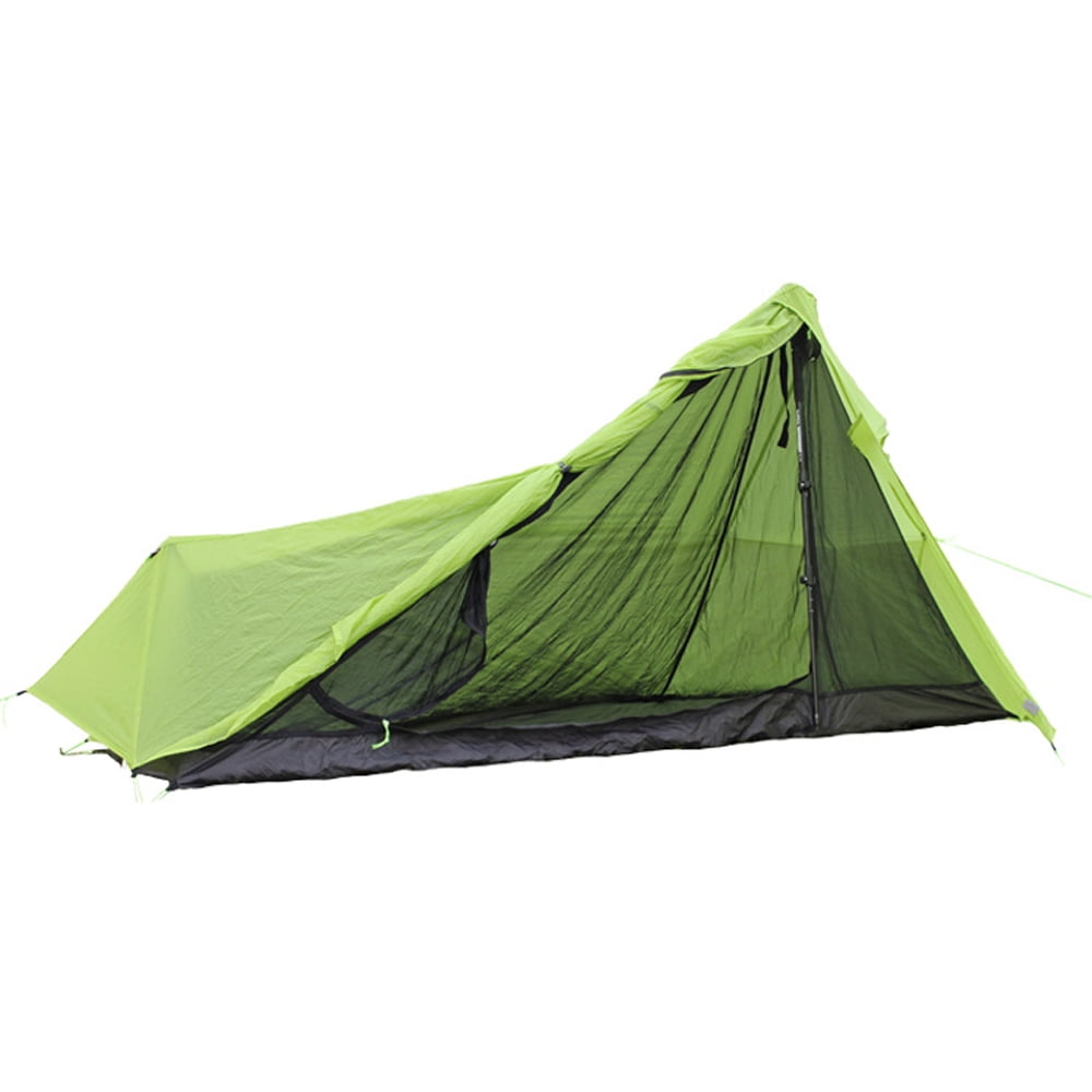 one person trekking pole tent