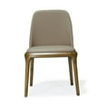 thumbnail image 2 of Manhattan Comfort Courding 18.7" Faux Leather Dining Chair in Tan, 2 of 4