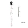 thumbnail image 2 of LOVIVER Motorcycle Round Rubber Head Ball Sports Cameras Mount Anti Shaking Multipurpose, 2 of 8