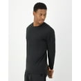 thumbnail image 4 of Hanes Moves Men's Long Sleeve Performance Tee Black XL, 4 of 10