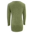 thumbnail image 6 of Delayuji Cardigans Sweater For Women Elegant Ribbed Solid Color Cardigan Long Sleeve Button Down With Pockets Knitted Cardigan, 6 of 7