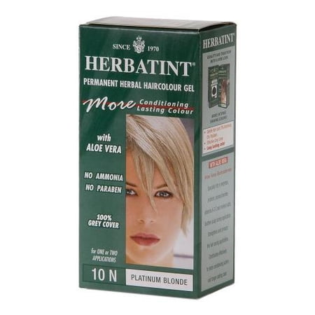 Herbatint Permanent Herbal Haircolour Gel, Platinum Blonde ...