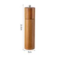 thumbnail image 3 of Molinillos de sal y pimienta recargables ajustables para un grosor personalizado, hechos de madera maciza con núcleo de cerámica/acero inoxidable, de 8" cada uno. JM, 3 of 5